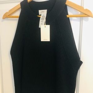 Aritzia Wilfred Crevier Black Top Size L - BNWT